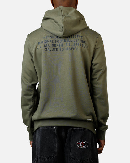 Nike Pittsburgh Steelers Salute To Service Hoodie Olive