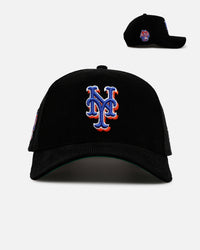 New Era New York Mets 'Black Cord' 9FORTY A-Frame Corduroy Snapback Black
