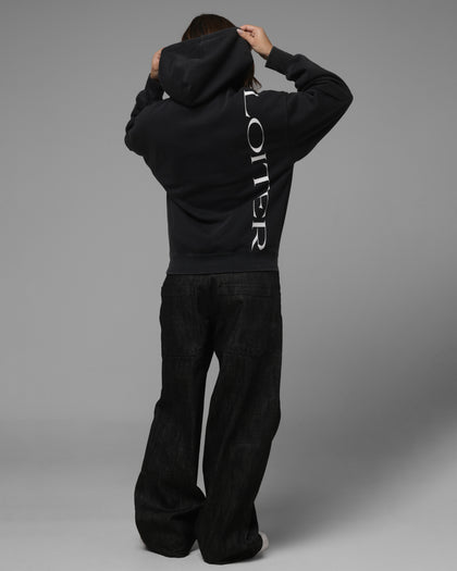 Loiter Spectre Zip Hoodie Black