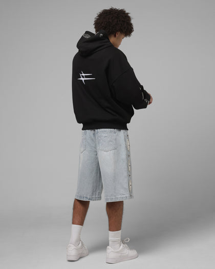 Loiter Rodeo Hybrid Zip Hoodie Black