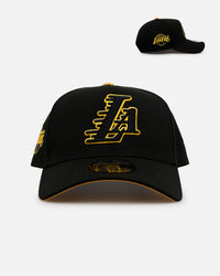 New Era Los Angeles Lakers 'Outline' 9FORTY A-Frame Snapback Black