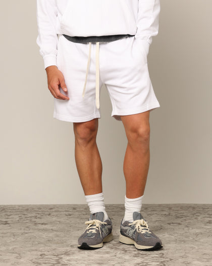 Carré Blanc Classic Sweat Shorts White