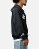 MNML Fleur Zip Up Hoodie Washed Black
