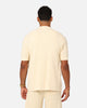 XXIII Zyair Knit Rib Button Up Shirt Cream
