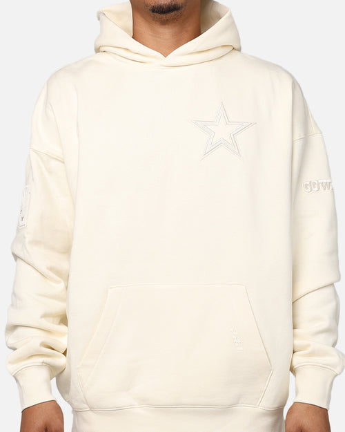Pro Standard Dallas Cowboys Drop Shoulder Hoodie Eggshell