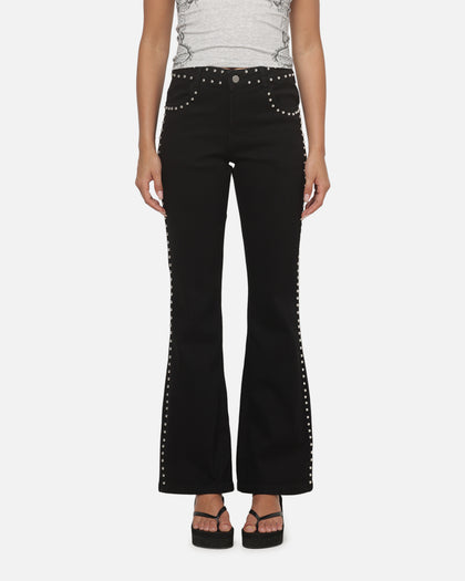 Ed Hardy Women's Studded Jeans Black