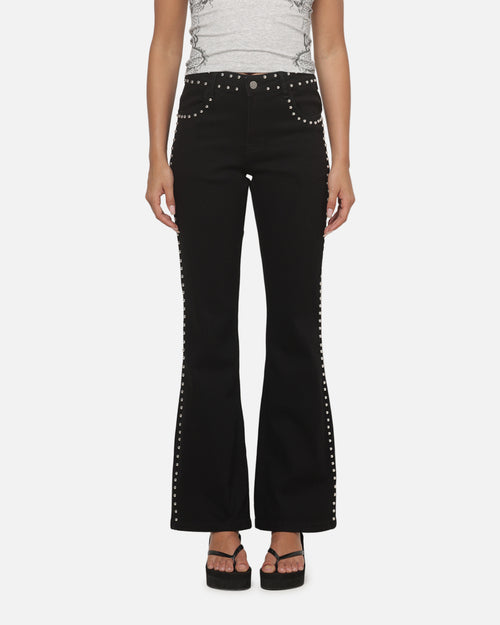 Ed Hardy Women's Studded Jeans Black