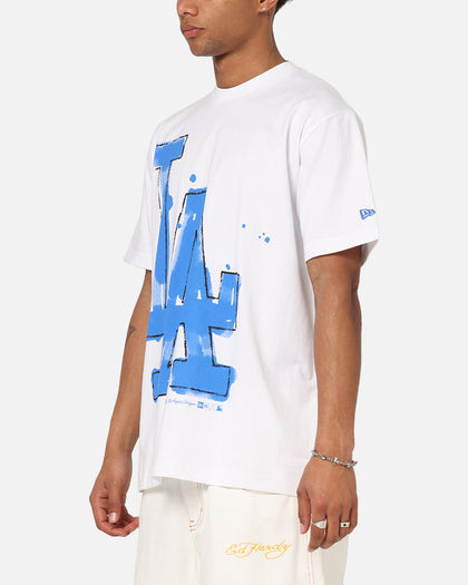 New Era Los Angeles Dodgers Oversized Paint T-Shirt White