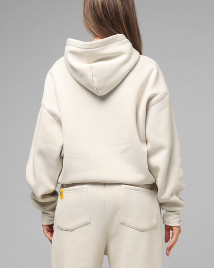 Loiter Hybrid Hoodie Stone