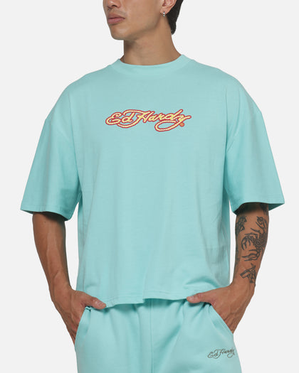 Ed Hardy Ocean T-Shirt Ice Sage
