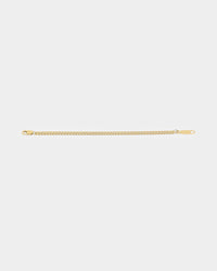 NXS 5mm Cuban Bracelet Gold