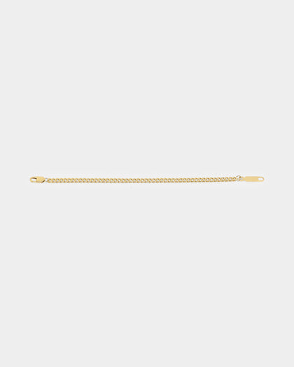 NXS 5mm Cuban Bracelet Gold