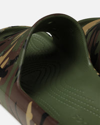 Crocs Classic Camouflage Slide V2 Army Green
