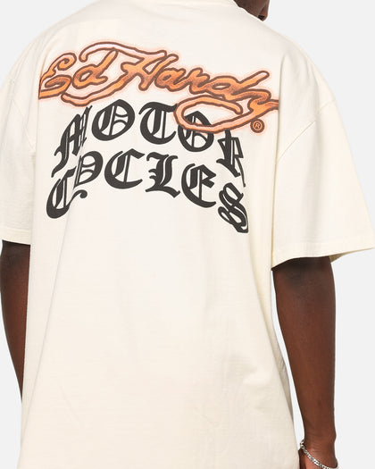 Ed Hardy Hardy Motors T-Shirt Off White