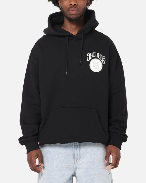 S Double Goosebumps Hoodie Washed Black