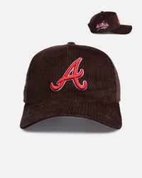 New Era Atlanta Braves 'Walnut Cord' 9FORTY A-Frame Snapback Walnut