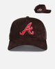 New Era Atlanta Braves 'Walnut Cord' 9FORTY A-Frame Snapback Walnut