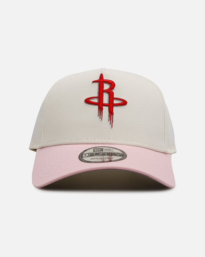 New Era Houston Rockets 'Pink Lemonade' 9FORTY A-Frame Snapback Pink/Yellow