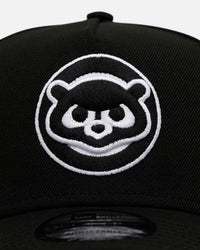 New Era Chicago Cubs 'Black And White' 9FORTY A-Frame Snapback Black/White