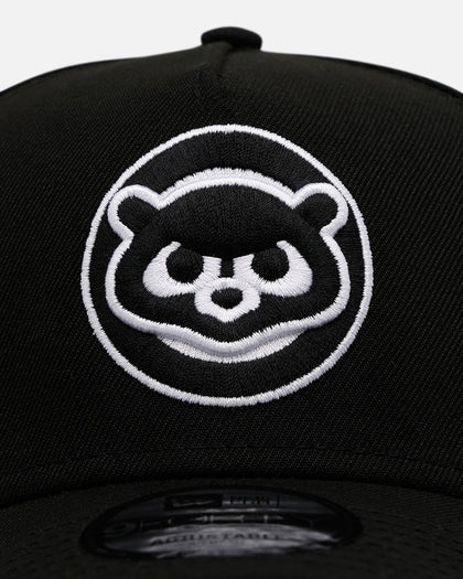 New Era Chicago Cubs 'Black And White' 9FORTY A-Frame Snapback Black/White