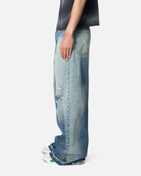 MNML Baggy Rave Denim Jeans Blue