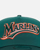 New Era Florida Marlins 'Citrus 2.0' 9FORTY A-Frame Snapback Dark Green/Orange