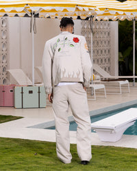 Loiter Western Blazer Jacket Off White