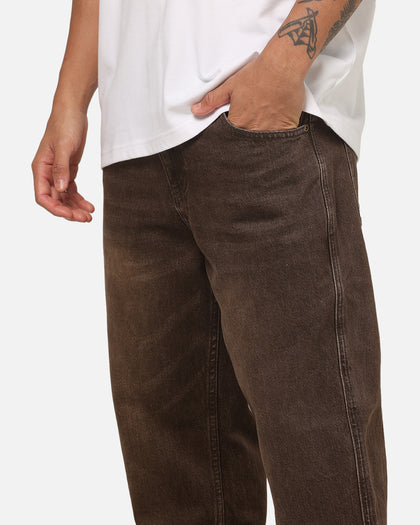 Carre Union Straight Fit Jeans Washed Brown