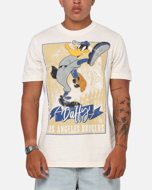 New Era Los Angeles Dodgers 'Looney Tunes' Daffy Duck T-Shirt Light Beige