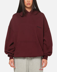 Ed Hardy Sacred Heart Hoodie Burgundy