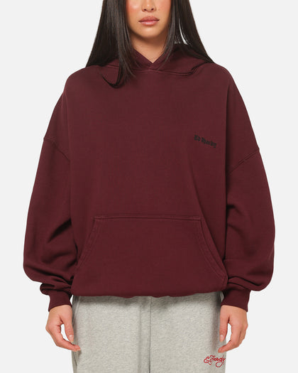 Ed Hardy Sacred Heart Hoodie Burgundy