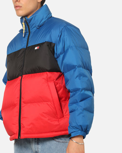 Tommy Jeans Alaskha Colourblock Puffer Jacket Indigo