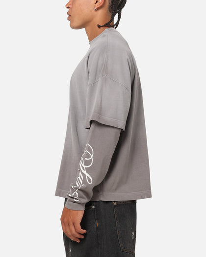 Saint Morta Divine Regiment Long Sleeve T-Shirt White/Grey