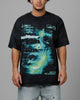 Loiter Night Crawler Drop T-Shirt Black Acidwash