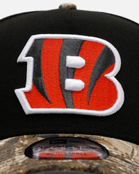 New Era Cincinnati Bengals 'Black Crown Realtree Visor' 9FORTY A-Frame Snapback Realtree Edge/Black