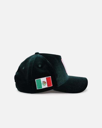 New Era Mexico National Baseball Team 'Velvet Hearts' 9FORTY A-Frame Snapback Green