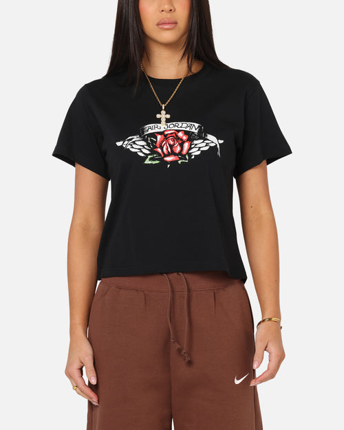 Jordan Women's Flight Graphic T-Shirt Black/White
