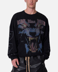 MNML 994 Wolf Long Sleeve T-Shirt Black