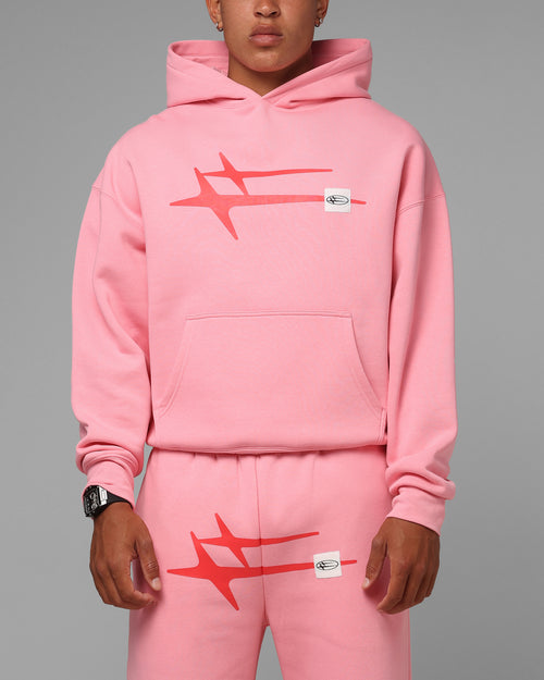 Loiter Hybrid Premium Hoodie Pink
