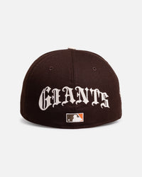 New Era San Francisco Giants 'Team Wings' 59FIFTY Fitted Dark Brown