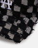 New Era Los Angeles Dodgers 'Frayed Checkerboard' 9FORTY A-Frame Snapback Black/Grey