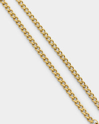 Saint Morta 3mm Micro Cuban Chain Gold