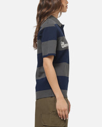 Carre Common Striped Polo Forest/Navy