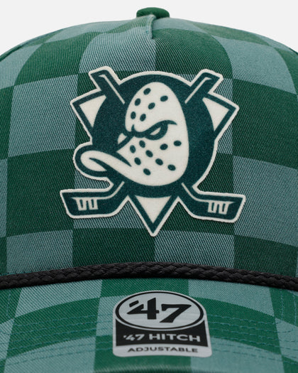 47 Brand Anaheim Ducks 'Checkerboard' 47 Hitch Snapback Green