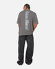 Saint Morta La Muerte Script T-Shirt Washed Charcoal