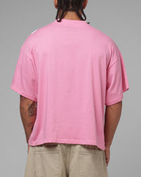 Loiter Script T-Shirt Pink