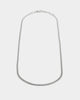 NXS 2.7MM Diamond Cut Curb Chain White Gold