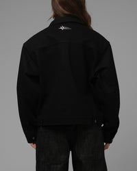 Loiter Hybrid Denim Jacket Black