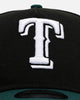 New Era Texas Rangers 'Black Dark Green' 9FORTY A-Frame Snapback Black/Dark Green