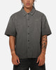 Saint Morta Vela Pinstripe Button Up Shirt Black/White